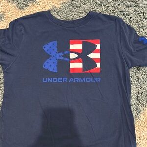 Under Armour Kids Patriotic Navy T-Shirt